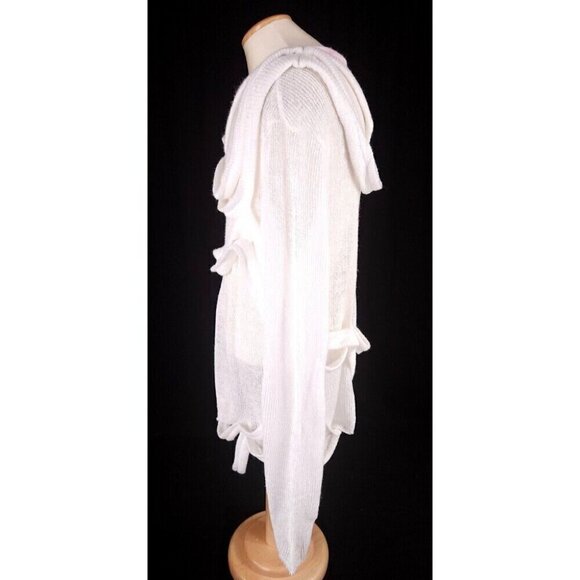 Who Decides War by MRDR BRVDO Webbed Sweater M Cloud Defect New - Picture 7 of 16